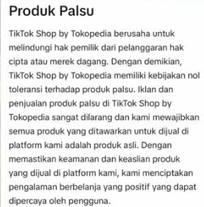 Kebijakan Produk Palsu TikTok Shop 2026: Reseller dan Seller Harus Siap
